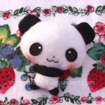 Kawaii panda plushie by VioletLunchell