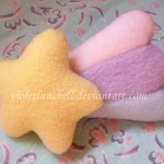 Kawaii shooting star by VioletLunchell