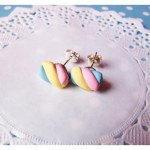 Pinkarol - Marshmallow earrings