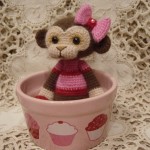 cute cupcake monkey