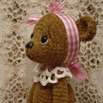 cute bear with headpiece