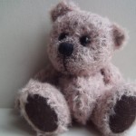 Cute grey bear