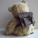 Cute bear with backpack