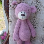 cute purple bear